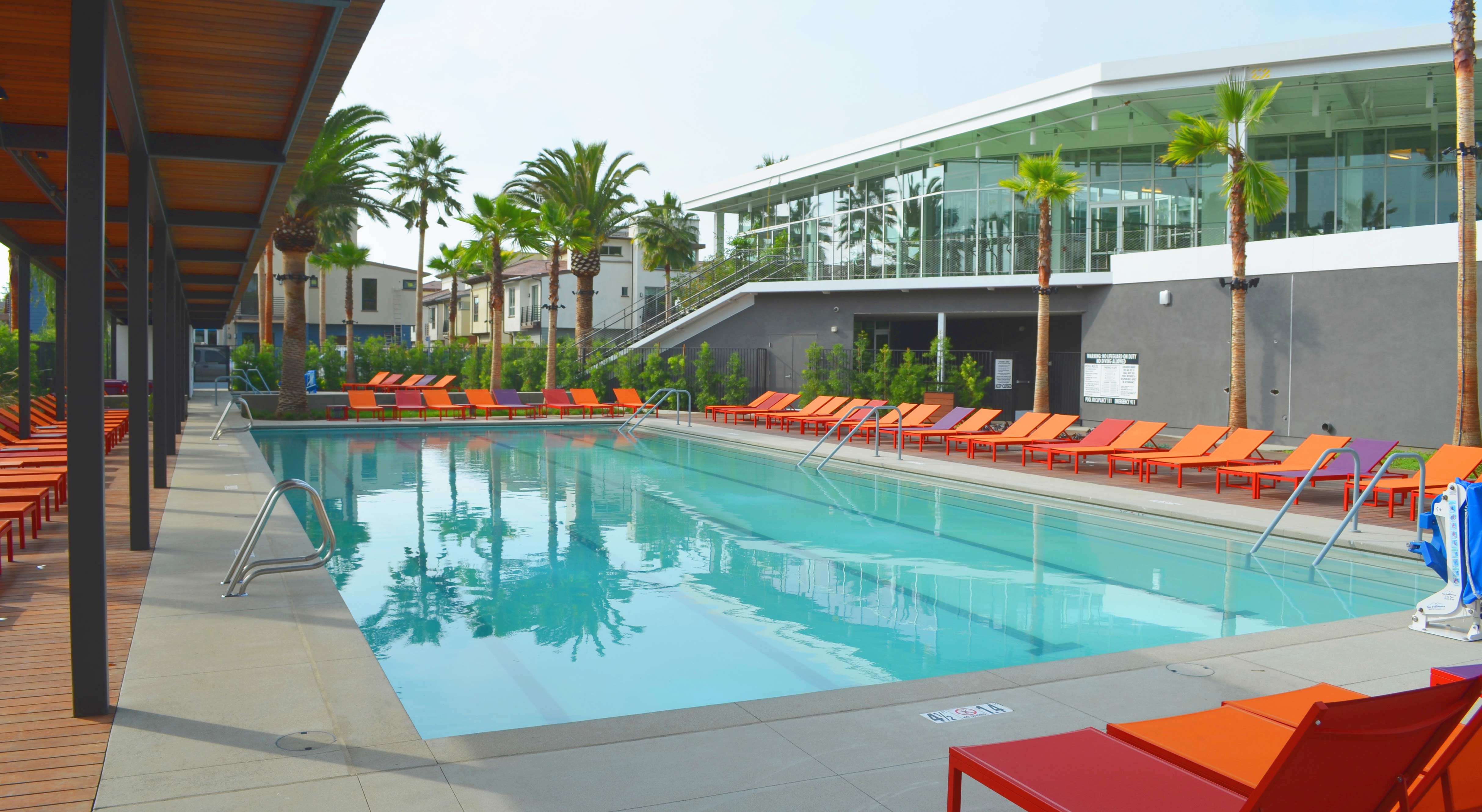 Community Development Pool and Lounge Area